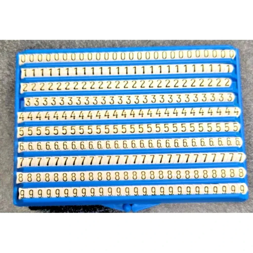 EZ Code Pocket Pack Wire Markers SMMDT 196-9-0-9  Dispenser with 500 White SMS19